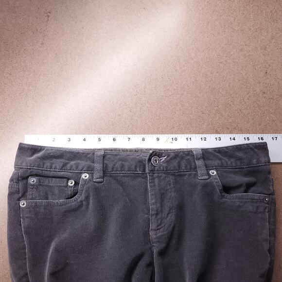 The North Face Corduroy Pants Womens 8 Brown/Gray Stretch Zip Fly Outdoor Casual - Picture 4 of 12